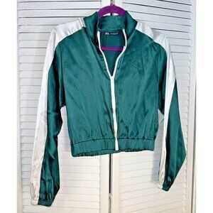 ZARA CROPPED JACKET SIZE SMALL  SEE PHOTOS.. Y2K Clueless School Girl